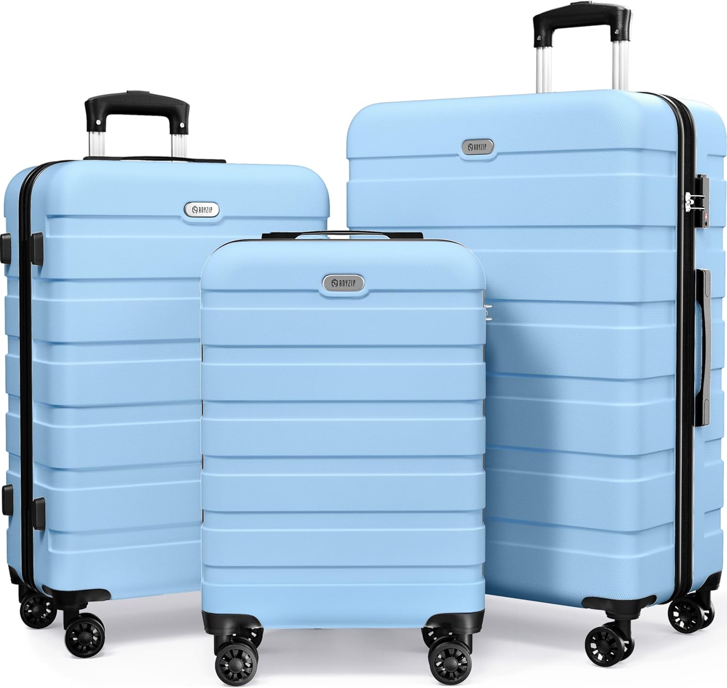 AnyZip Luggage Sets 3 Piece Hardshell Suitcase Set for Travel