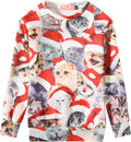 SSLR Big Girls' Funny Ugly Christmas Sweatshirt