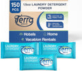 150-Pack Terra Breeze Laundry Detergent Powder - 1.5 oz - Fresh Clean Scent