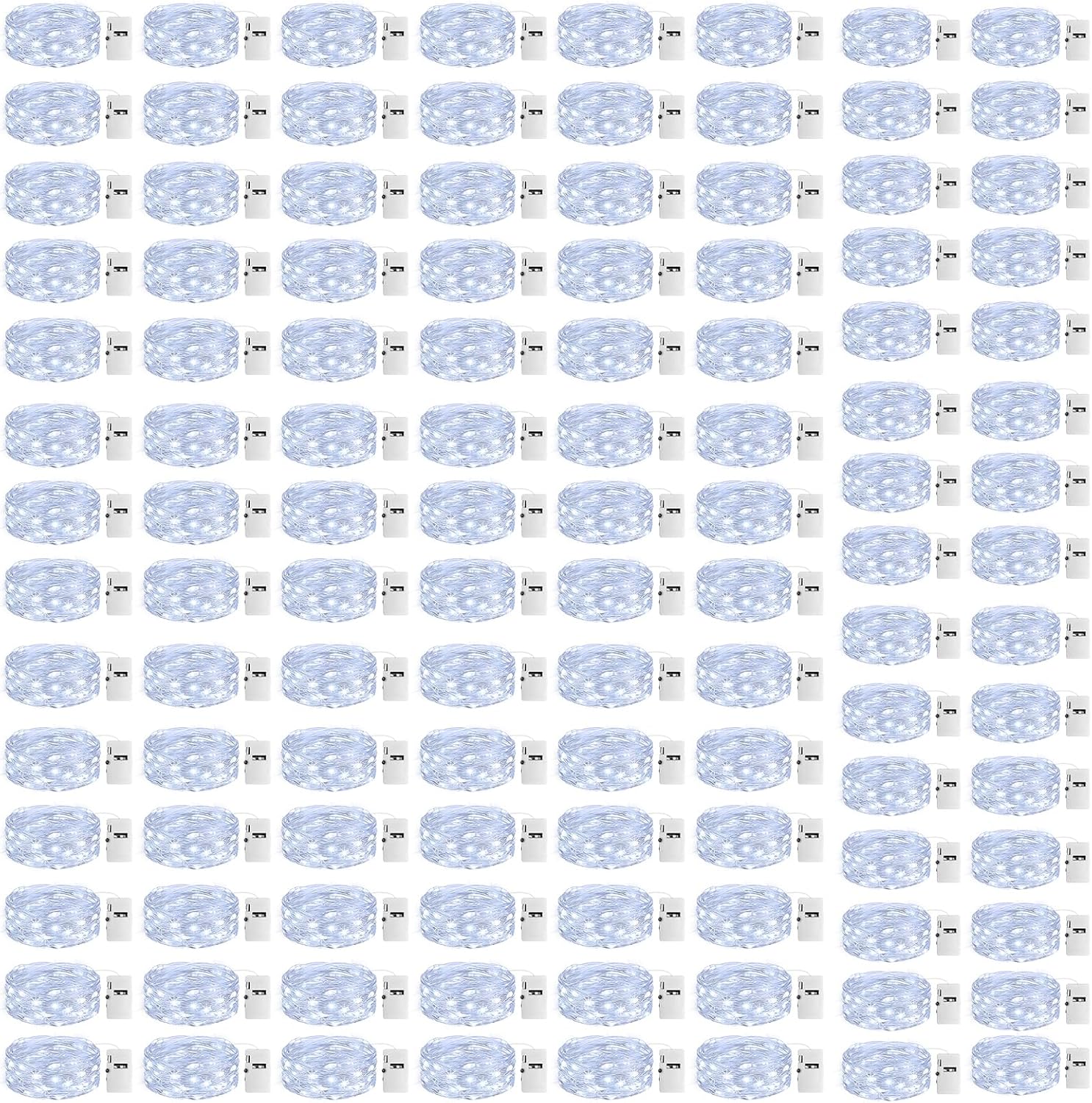 100 Pack Fairy Lights with Timer for Magical Home Decor
