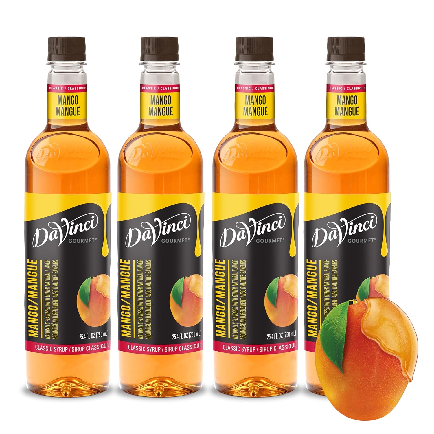 DaVinci Gourmet Classic Mango Syrup for Delicious Beverages