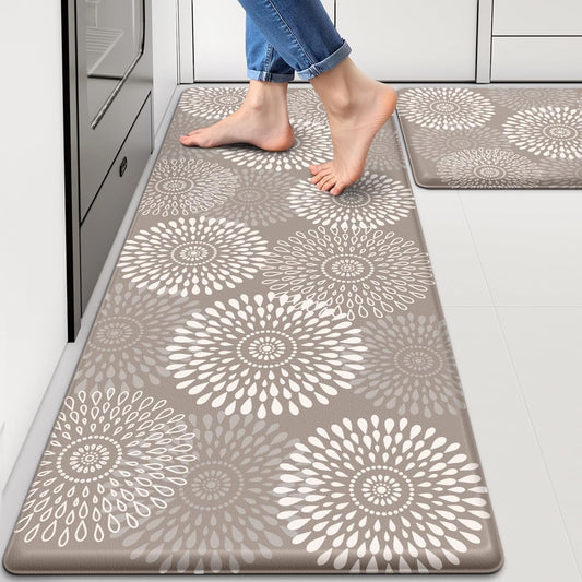 LuxStep Anti-Fatigue Kitchen Mats for Comfort and Safety