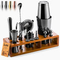 Barillio Black Bartender Kit 23-Piece Stainless-Steel Set - Display