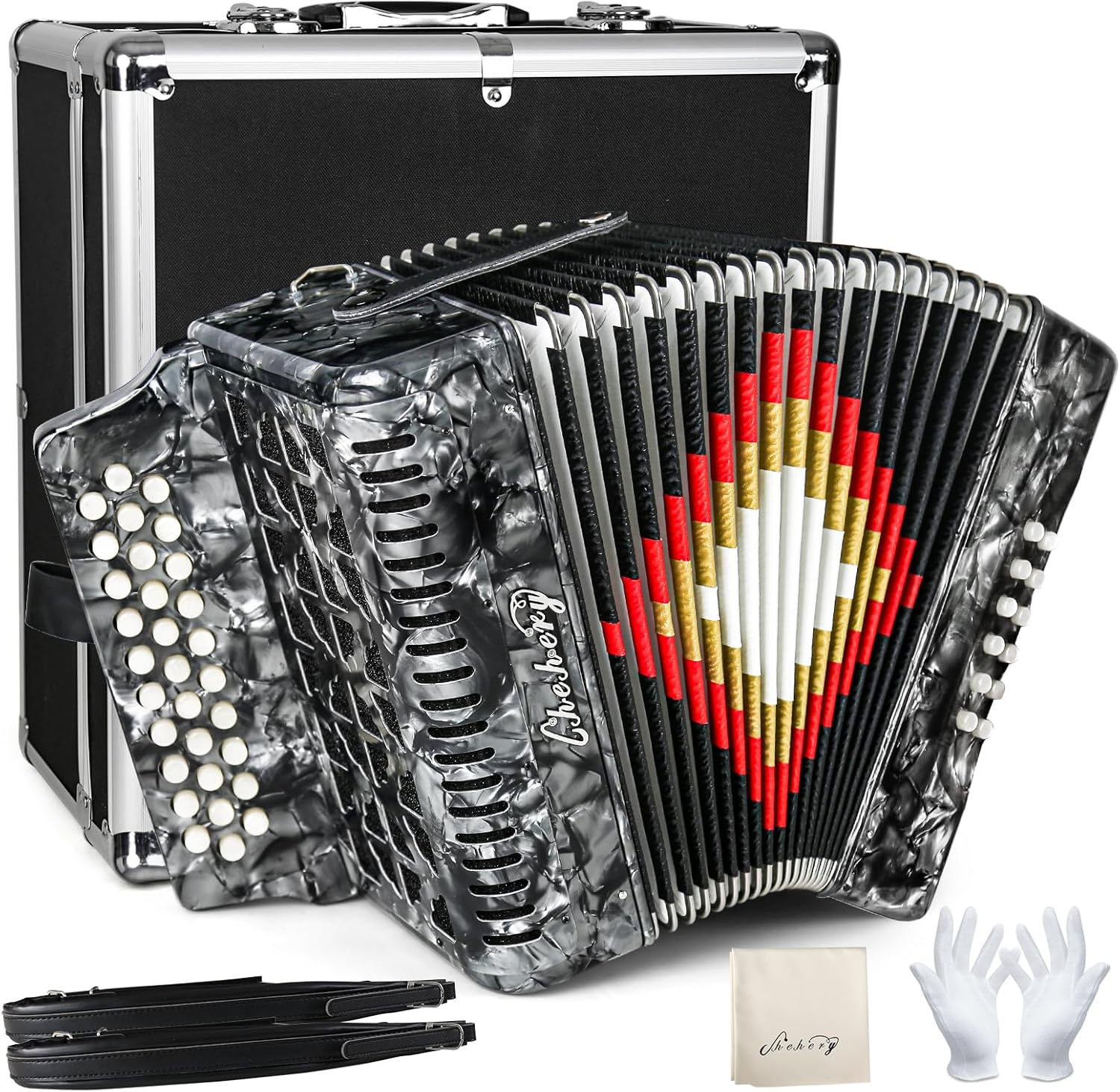 31-Key 12-Bass Accordion with Premium Sound and Comfort
