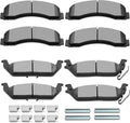 Brake Pads Kit Front Semi-Metal Rear Ceramic 8pcs for 2010-2011 F-150