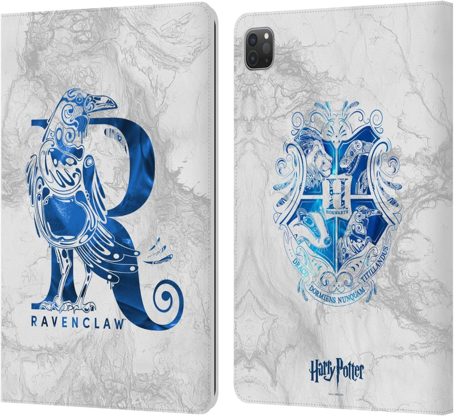 Harry Potter Ravenclaw Aguamenti Leather Wallet Case for iPad Pro