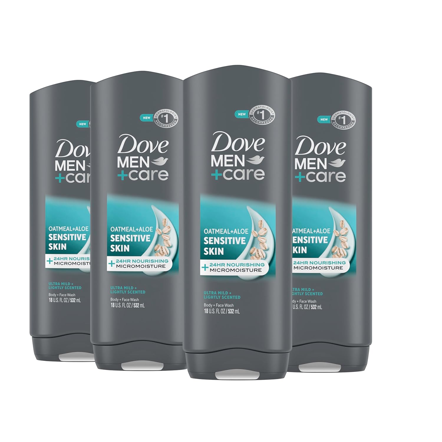 Dove Men+Care Sensitive Skin Body & Face Wash for Smooth Skin