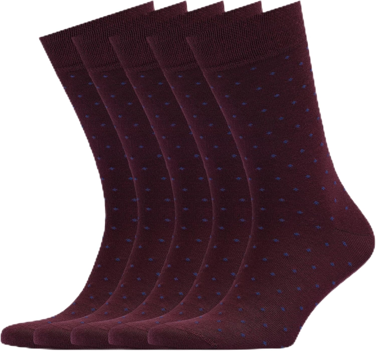 VRD Mens Dress Socks 5-Pack Assorted Pattern for Men