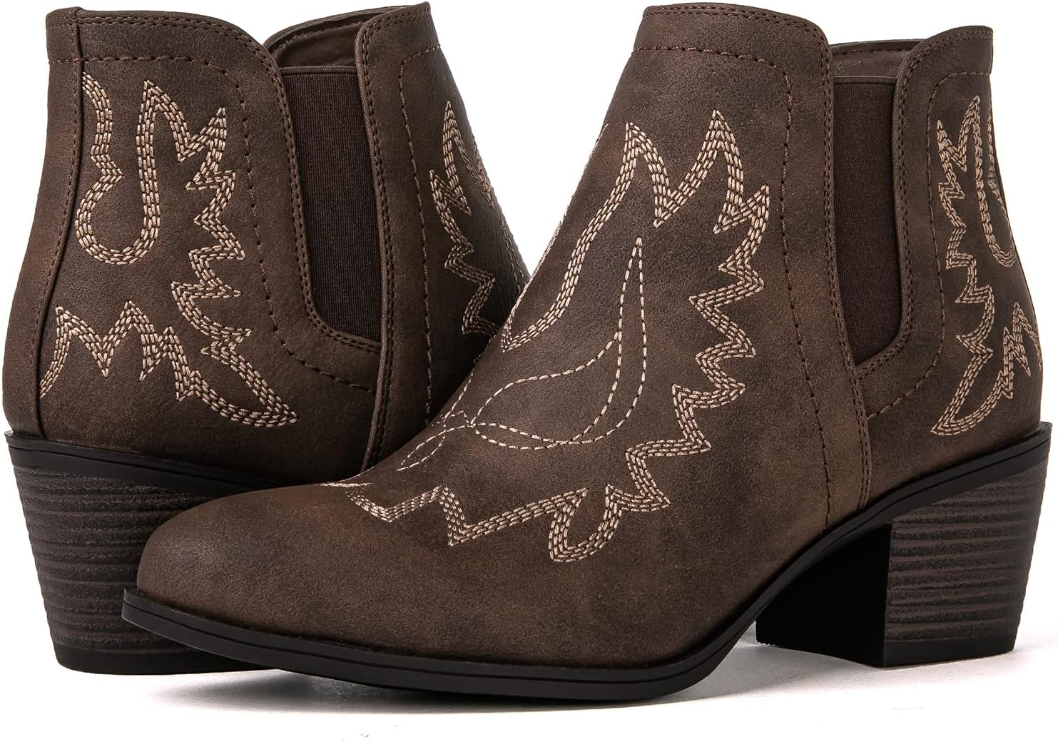 GLOBALWIN Women's Cowgirl Boots for Effortless Western Style