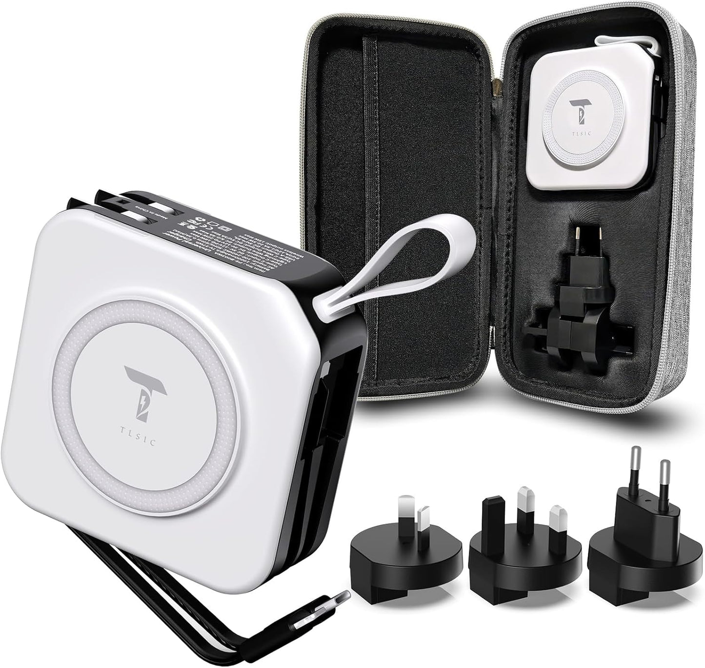 5-in-1 Wireless Power Bank for iPhone 15 Series - Tlsic