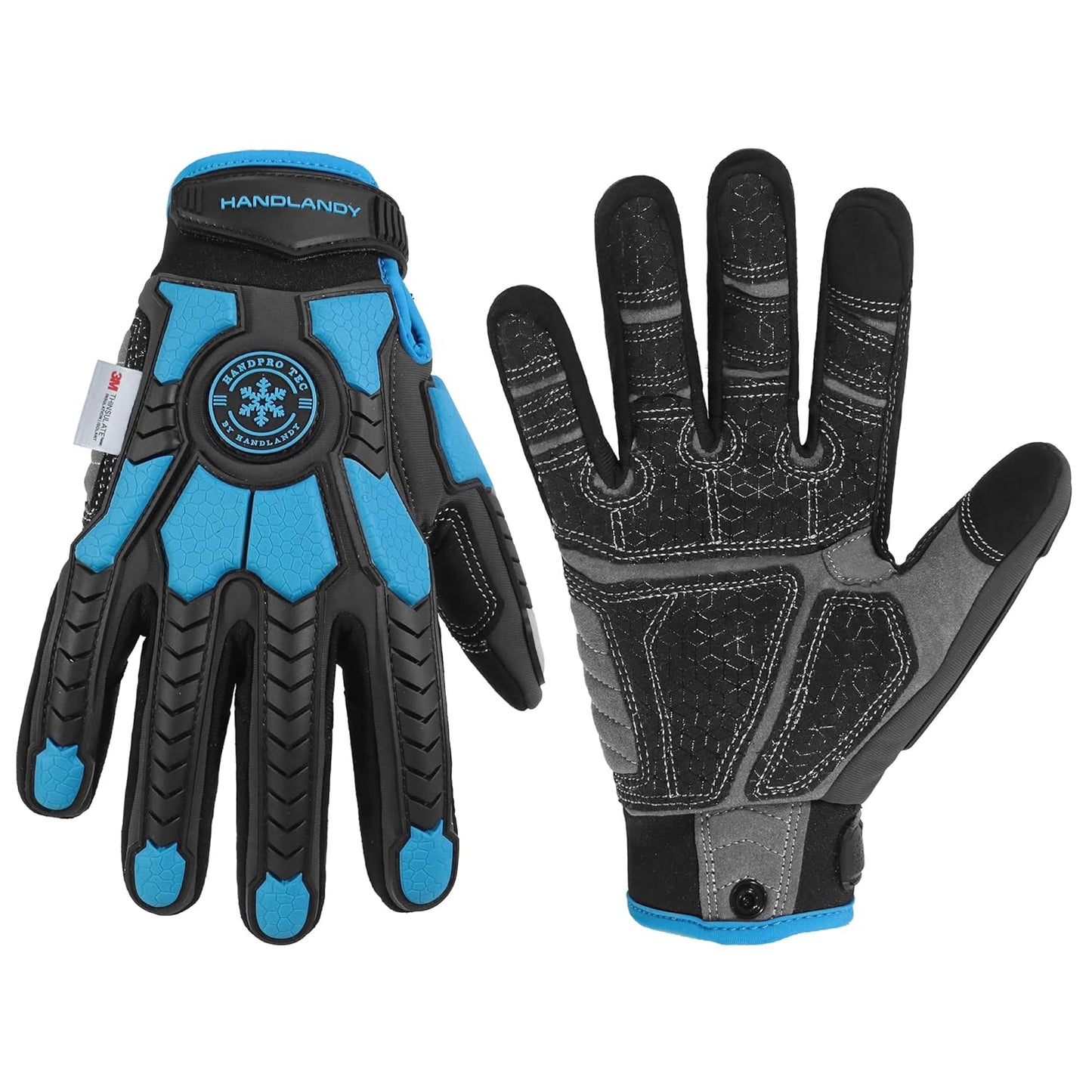 HANDLANDY Winter Impact Resistant Work Gloves for Heavy Duty Use
