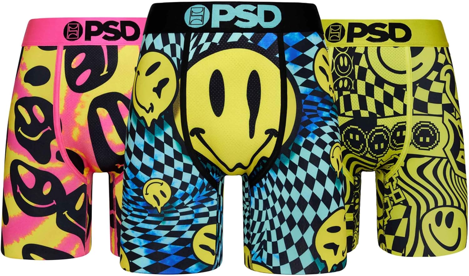 PSD Men's Printed Boxer Briefs for Ultimate Comfort and Support