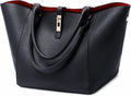 Large Work Tote Bag for Women - Spacious Vegan Leather Carryall
