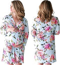 Posh Peanut Robe for Maternity & Nursing - Soft Bamboo Comfort