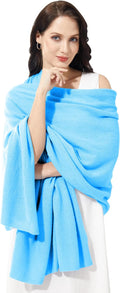 Soft Cashmere Blend Wrap Chic Scarf Stole for Women - Extra Large Wool