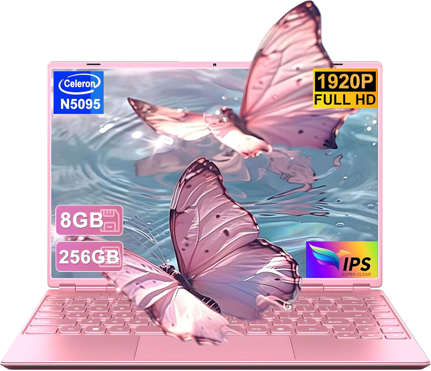 14 inch Laptop with Celeron N5095 and 8GB RAM for Multitasking