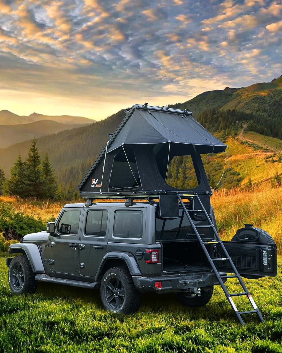 Naturnest Hardshell Rooftop Tent - BAMACAR