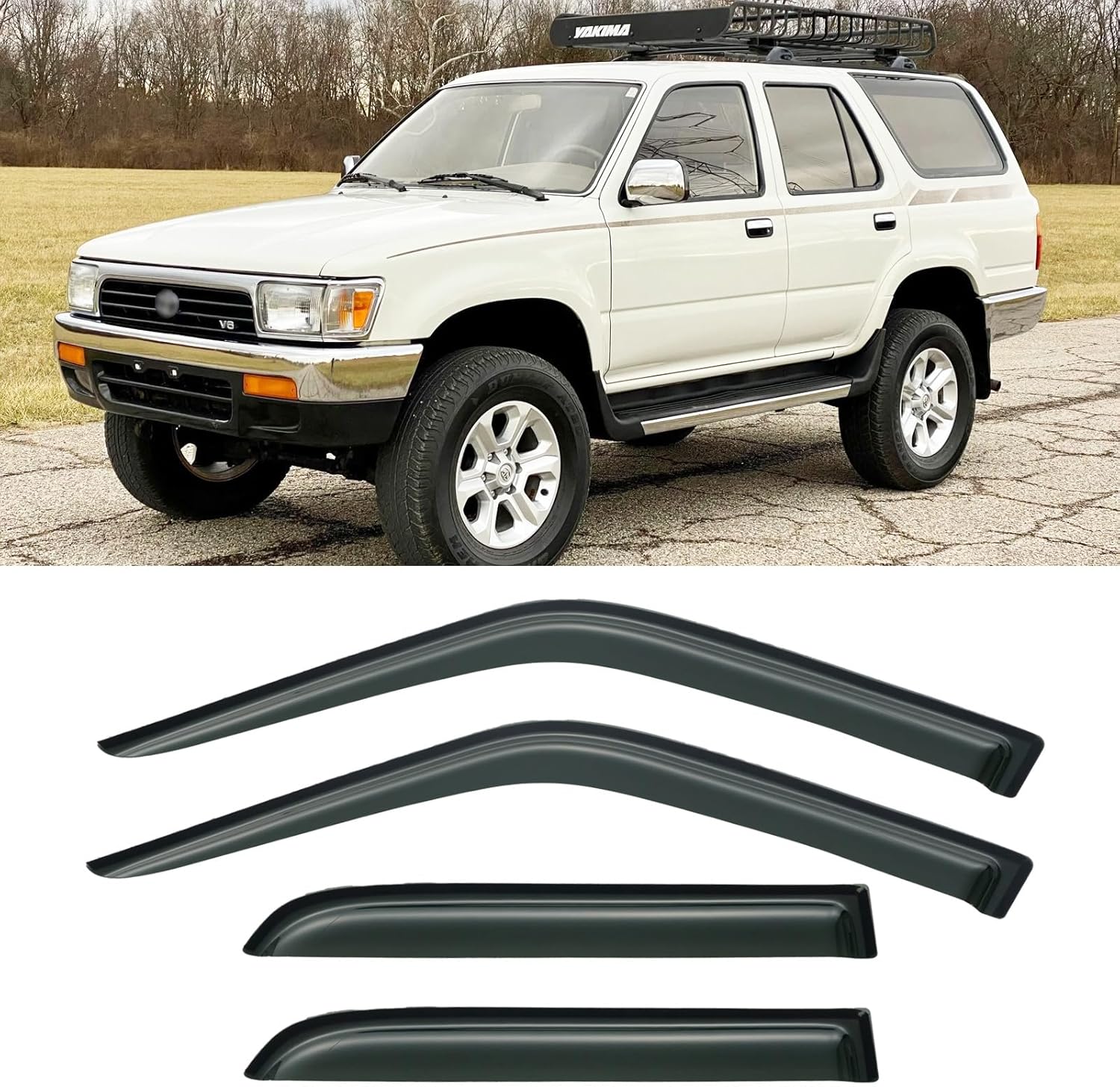 Rain Guards for 1990-1995 Toyota 4runner - Durable Window Visors