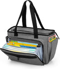Teacher Laptop Tote Bag with Expanding File Folder Pocket - Organized