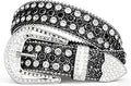 UnFader Rhinestone Western Belts for Men and Women - Bling Style
