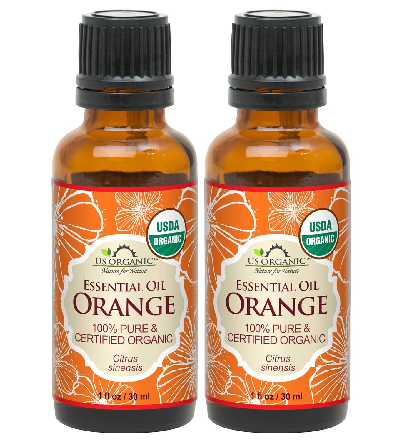 100% Pure Sweet Orange Essential Oil - USDA Certified Organic