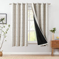 Blackout Boho Curtains 72 in Length for Bedroom and Living Room