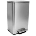 SIMPLI-MAGIC 50L Soft-Close Step Trash Can - Quiet, Smudge Resistant