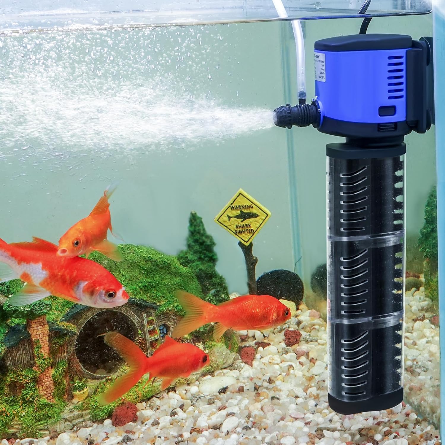 TARARIUM Aquarium Filter 400GPH for 55-200 Gallon Tanks