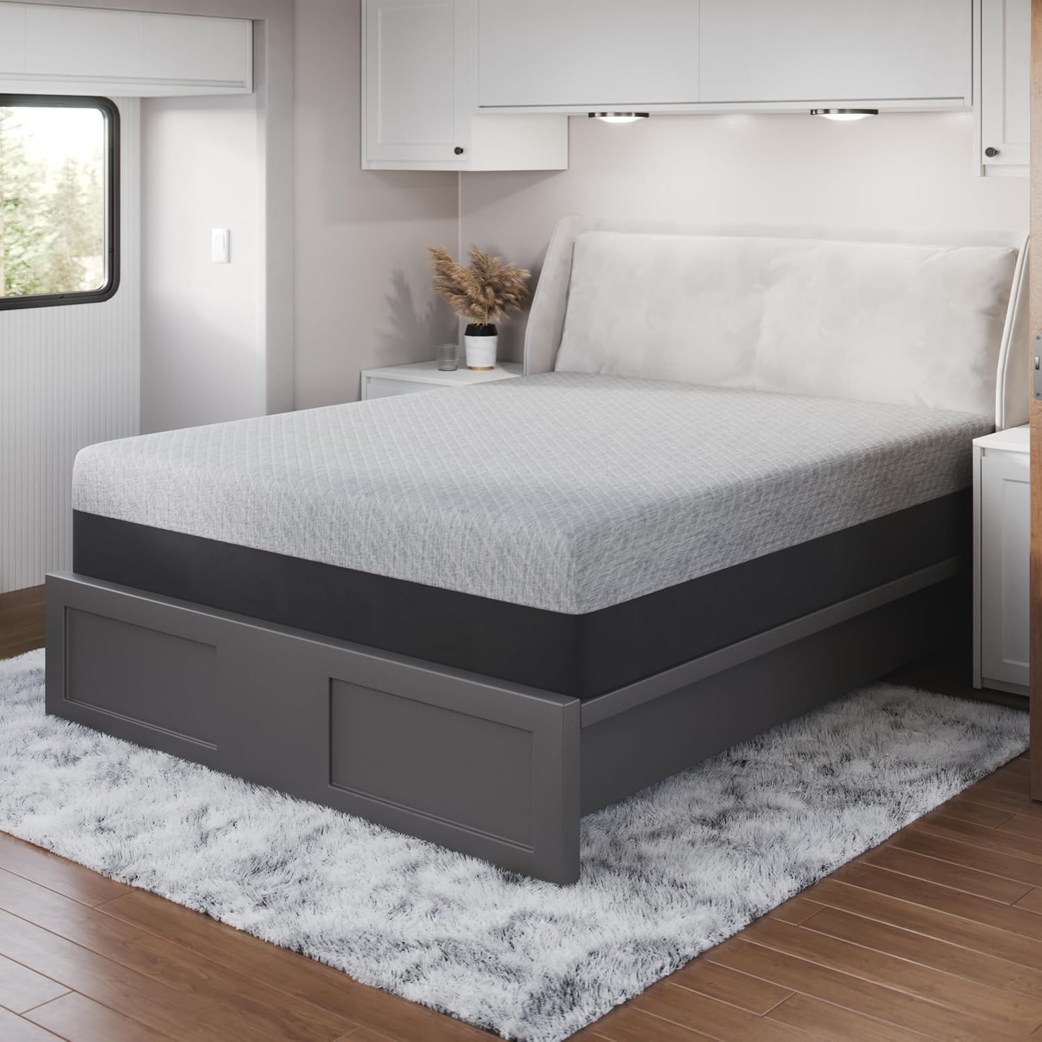 Celestial Sleep RV Camper Mattress - 8 inch Firm Short Queen