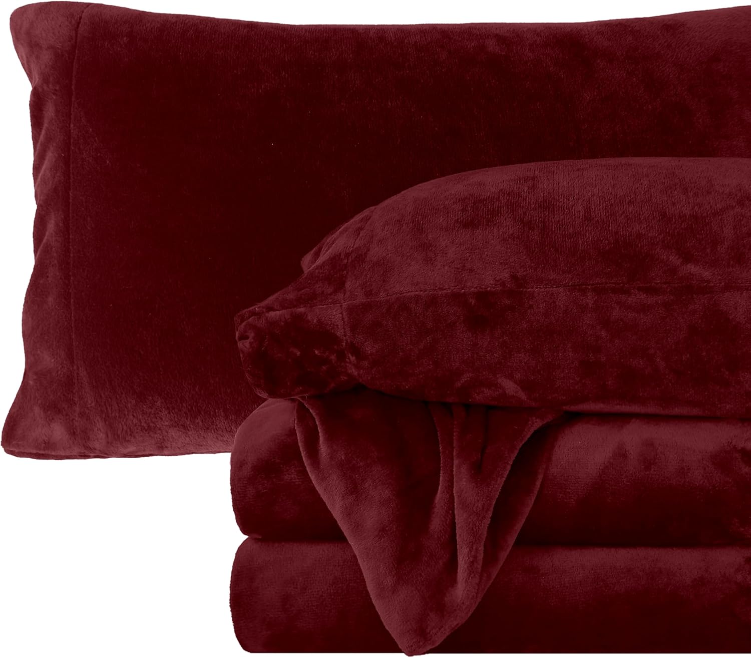 Luxuriously Soft Velvet Flannel Sheet Set for King Beds