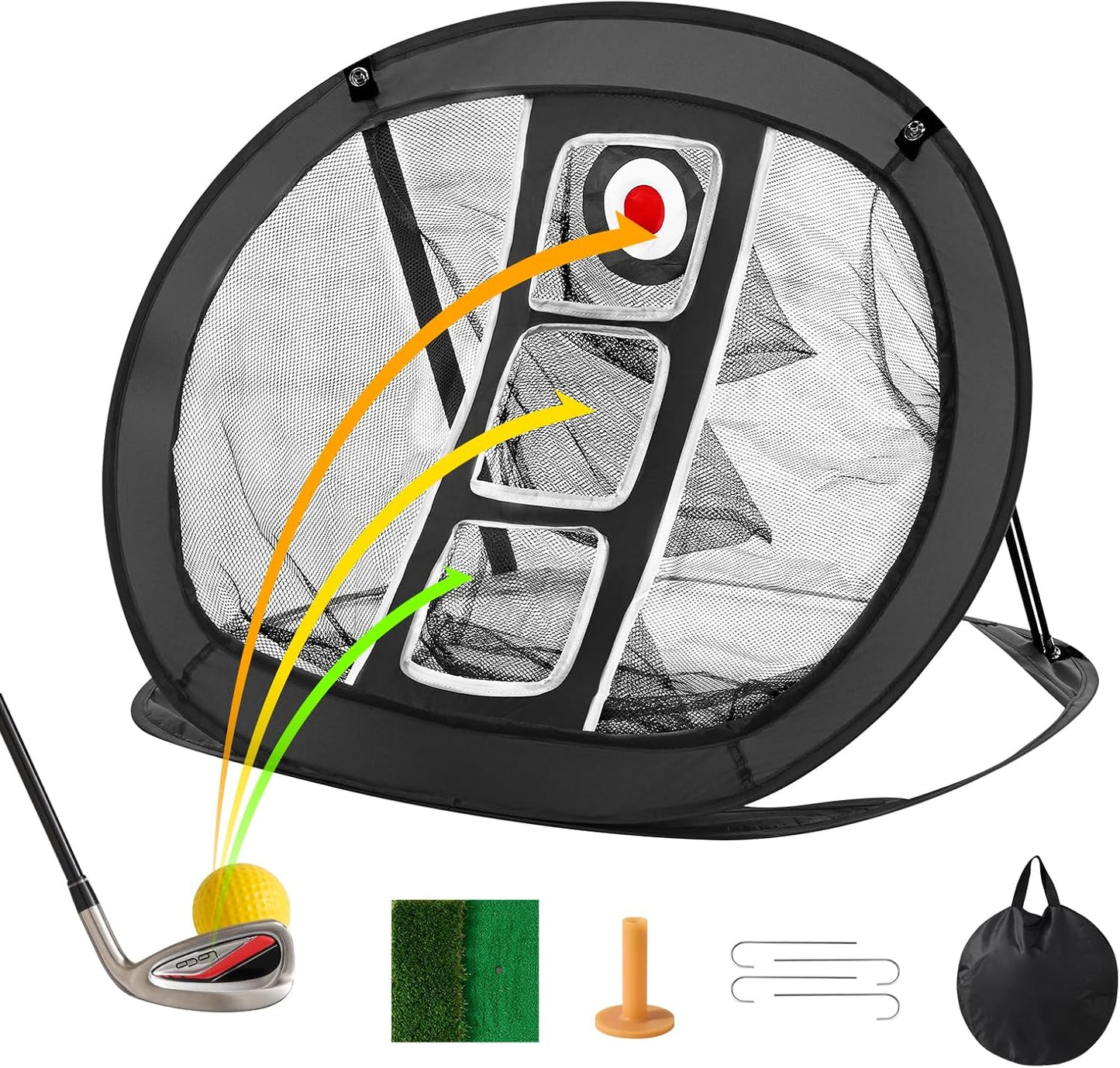 Portable Golf Chipping Net for Ultimate Swing Training