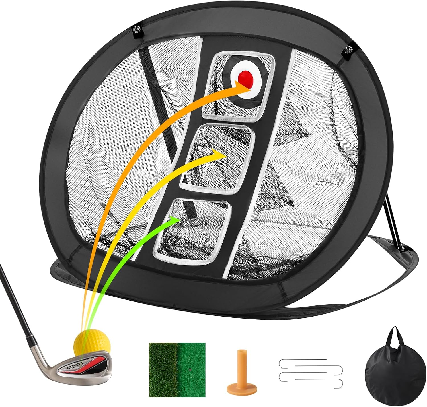Portable Golf Chipping Net for Ultimate Swing Training