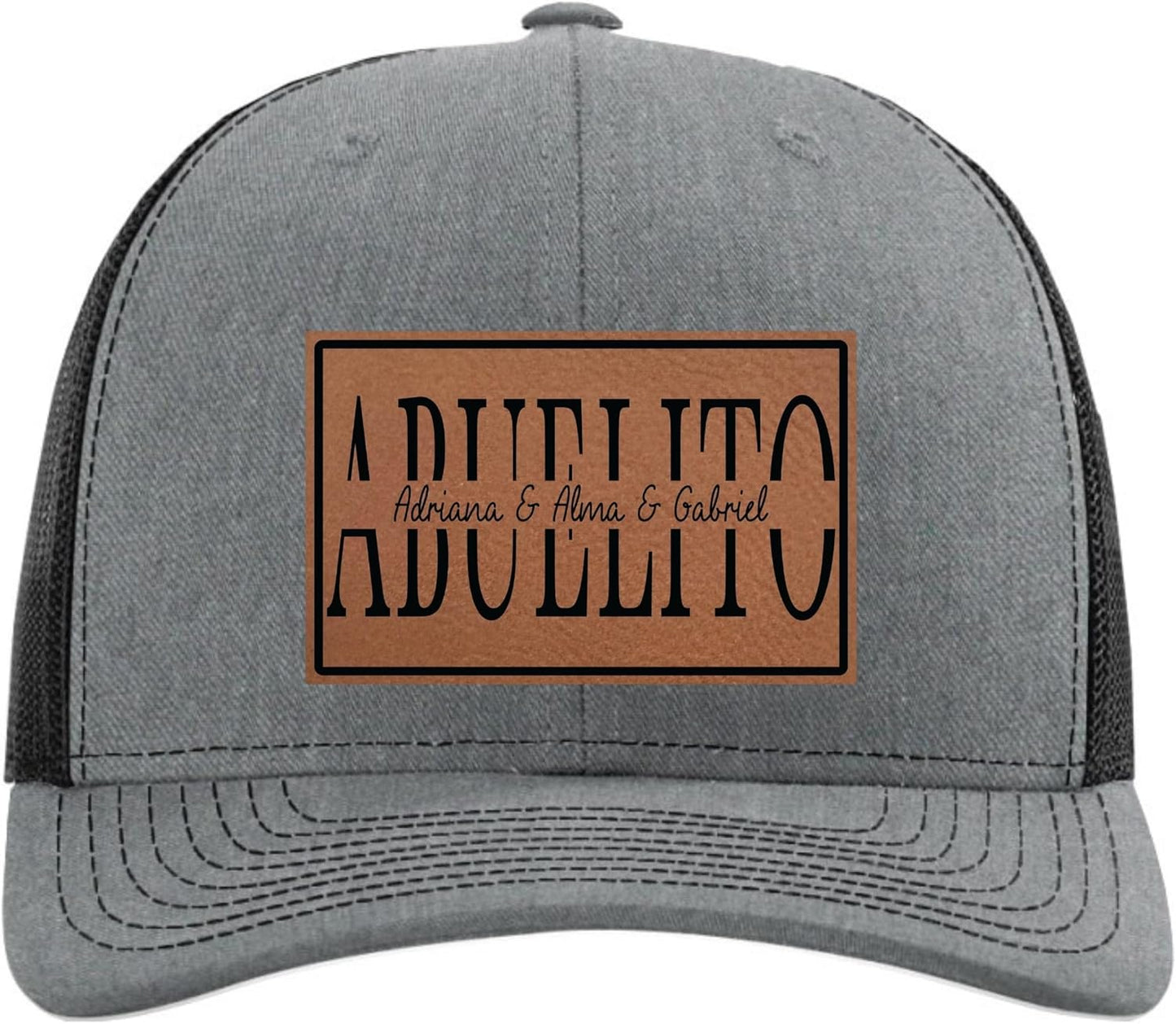 Personalized Fathers Day Hats Customized with Kids Names