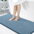OLANLY Thick Memory Foam Bath Mat Rug 47x24 - Extra Soft Quick Dry