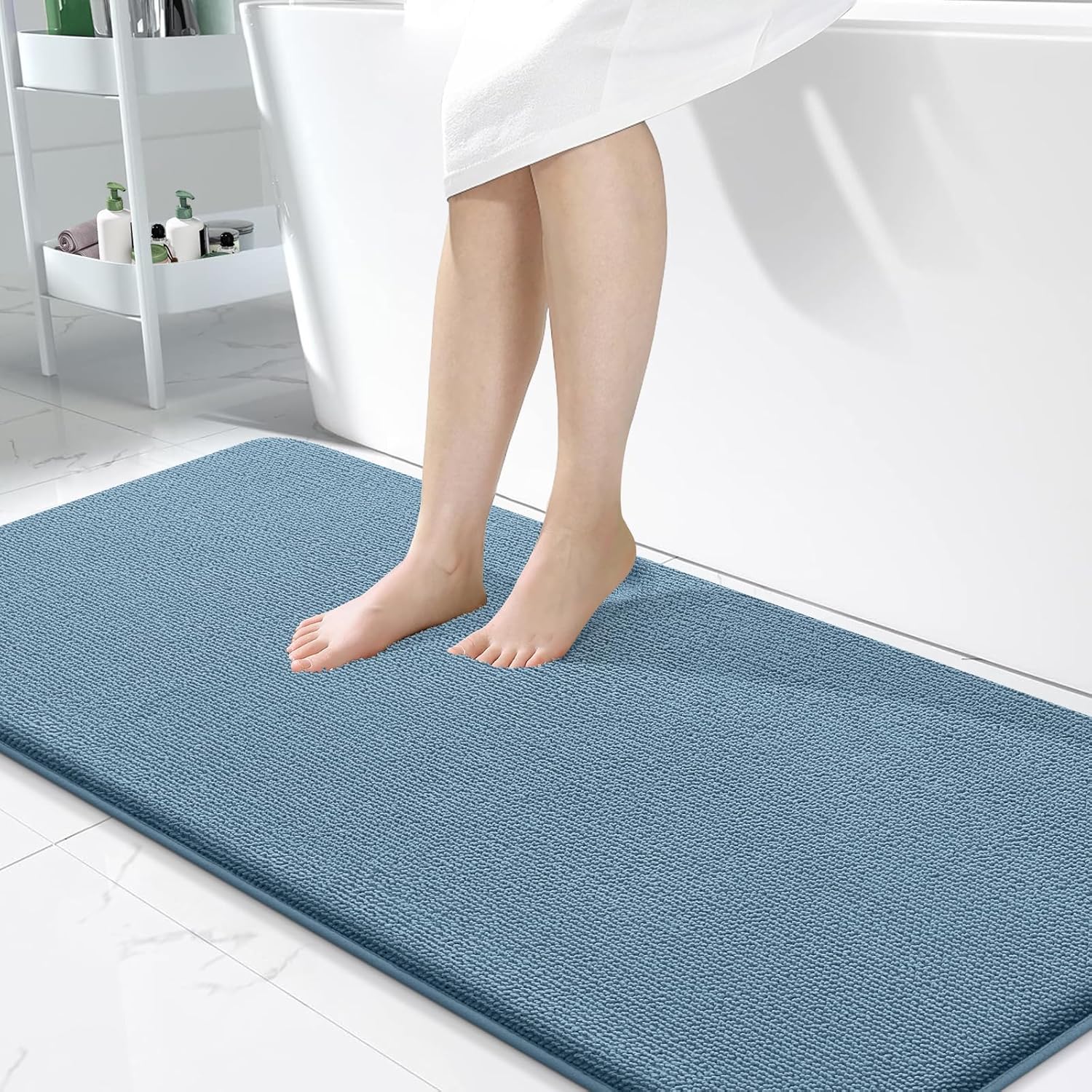 OLANLY Thick Memory Foam Bath Mat Rug for Luxurious Comfort