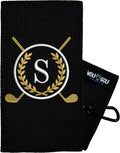 Custom Monogram Golf Towel - Personalized Golf Gift