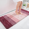 Bathroom Runner Rug 47x24 - Plush Microfiber Quick-Dry Bath Mat