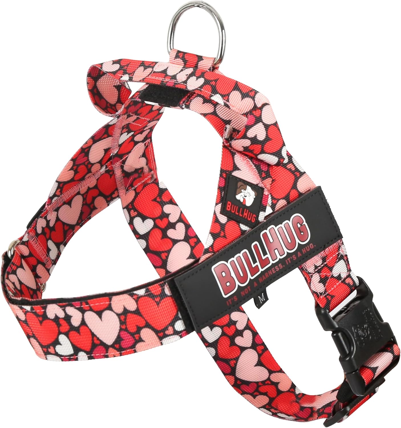 BULLHUG Adjustable Dog Harness for Bulldogs and Pugs - No Pull