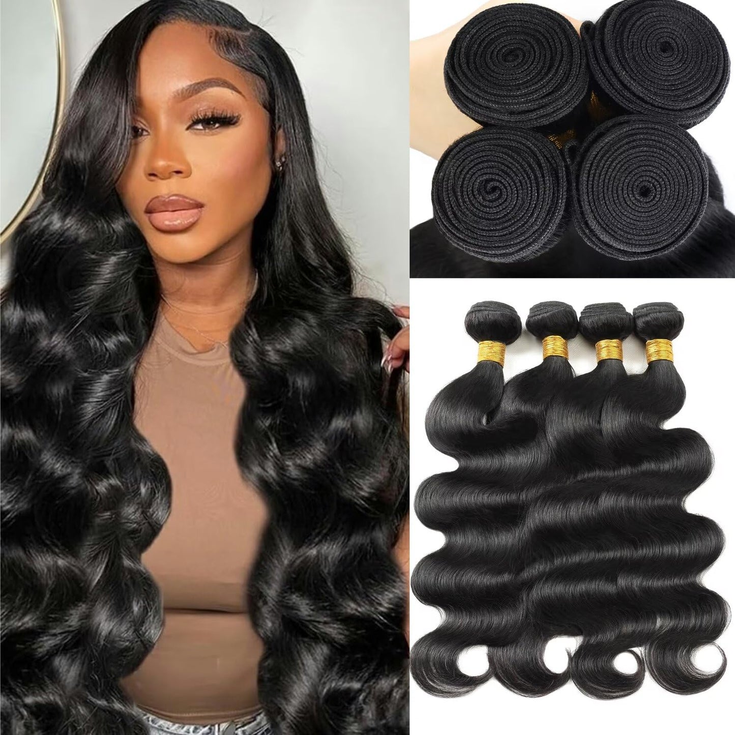 12A Human Hair Bundles for Beautiful Body Wave Styles
