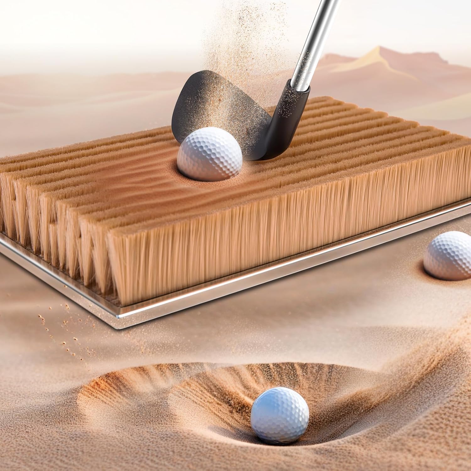 Golf Bunker Practice Mat: Realistic Chipping Skills Training