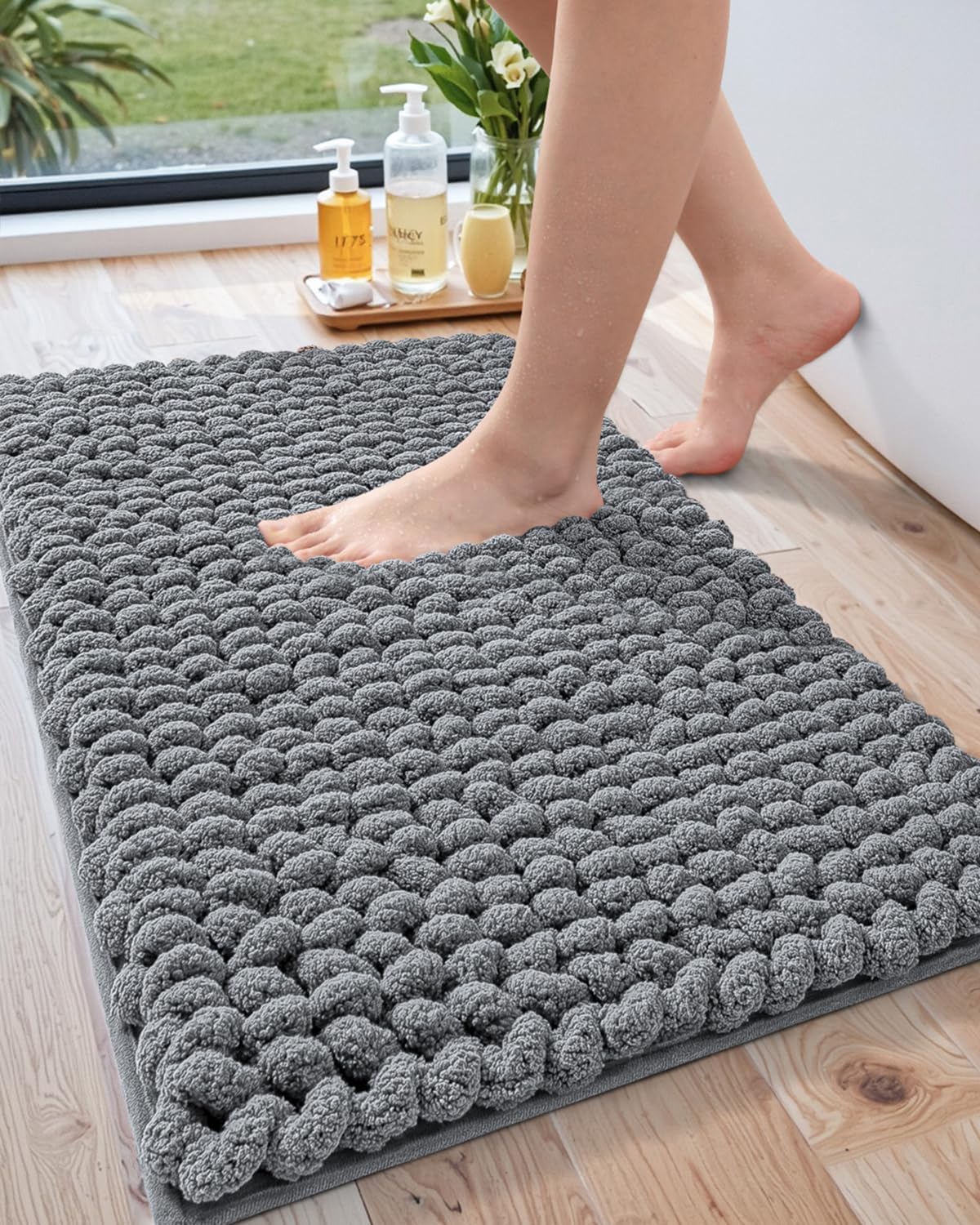 LUMI Luxury Bathroom Rug - Ultra Soft Quick Dry Bath Mat
