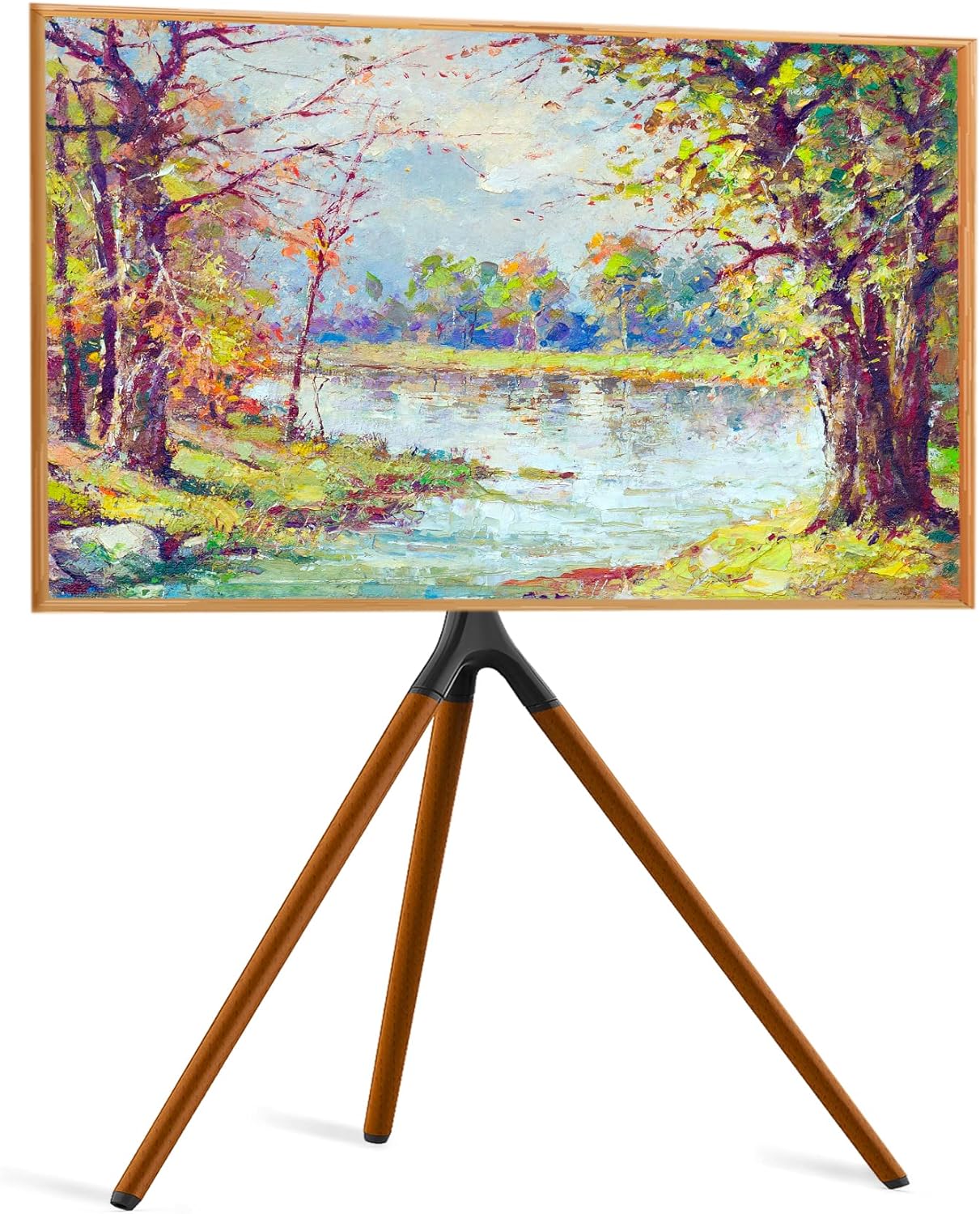 Easel TV Stand with Tripod Base for 45-65 inch Flat Screens