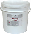 Handy Art Student Acrylic Gallon Black Gesso - Flexible Matte Primer