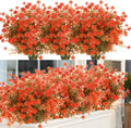 24 Bundles Artificial Fall Flowers No Fade Faux Autumn Plants
