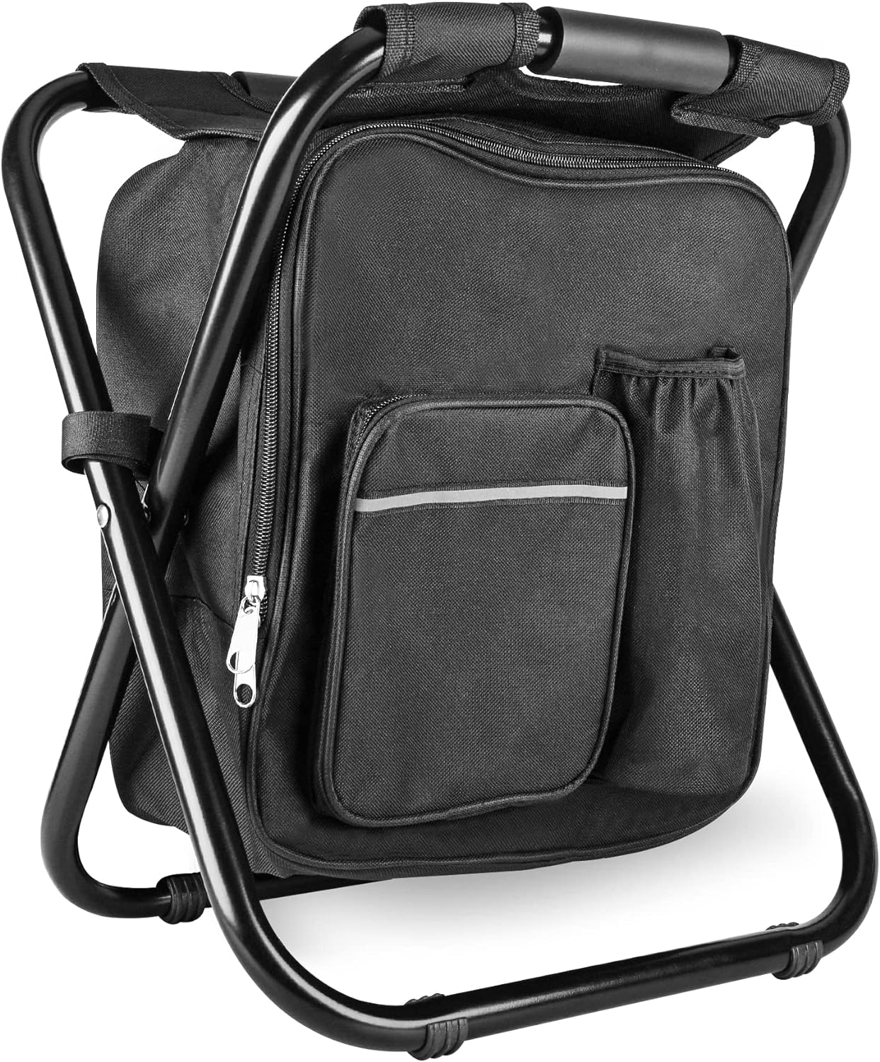 Portable Cooler Stool Chair - Heavy Duty 400lbs Max Load - Camping Essential