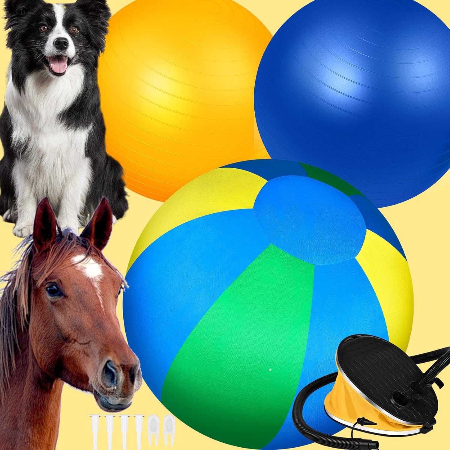 Airdoux Herding Ball Set: Engage Dog's Herding Instinct!