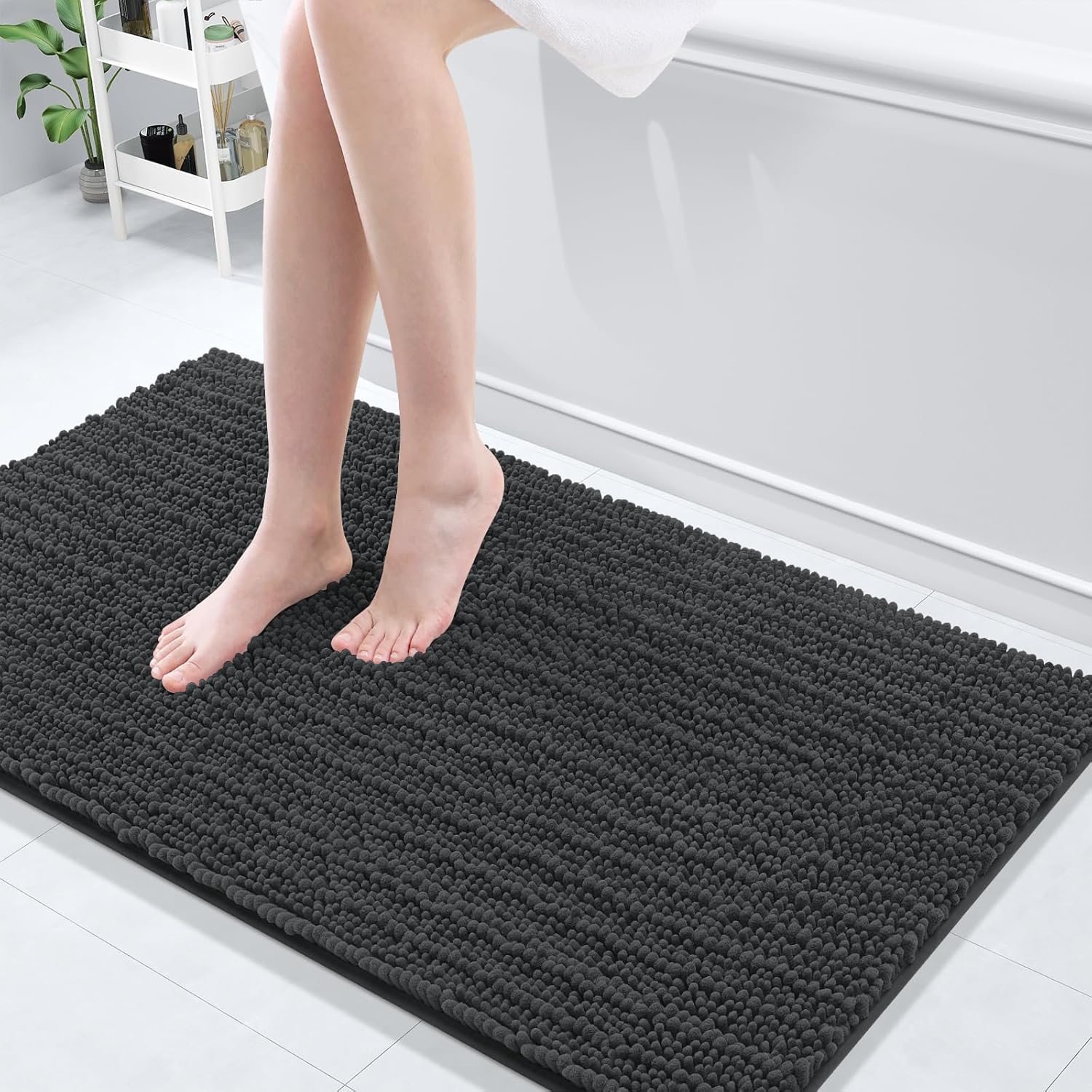 Arotive Luxury Chenille Bathroom Rug Mat for Ultimate Comfort