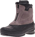 Khombu Men's Paul Insulated Winter Snow Boots with Zipper - Warm, Easy
