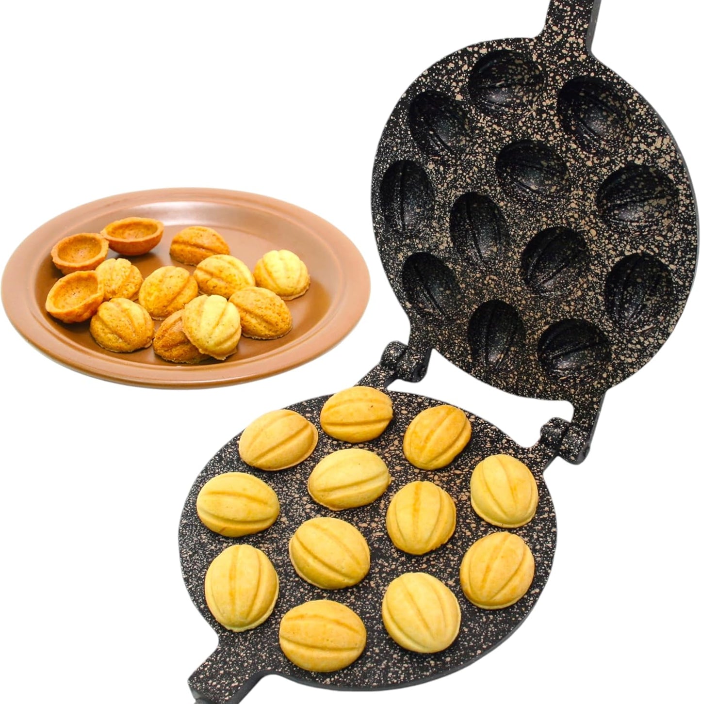Non-Stick Walnut Cookie Maker for Perfect Cookies