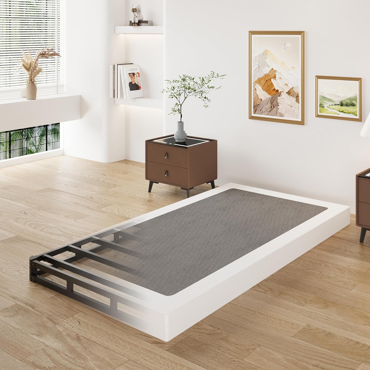 3 Inch Twin Box Spring Low Profile for Comfortable Sleep